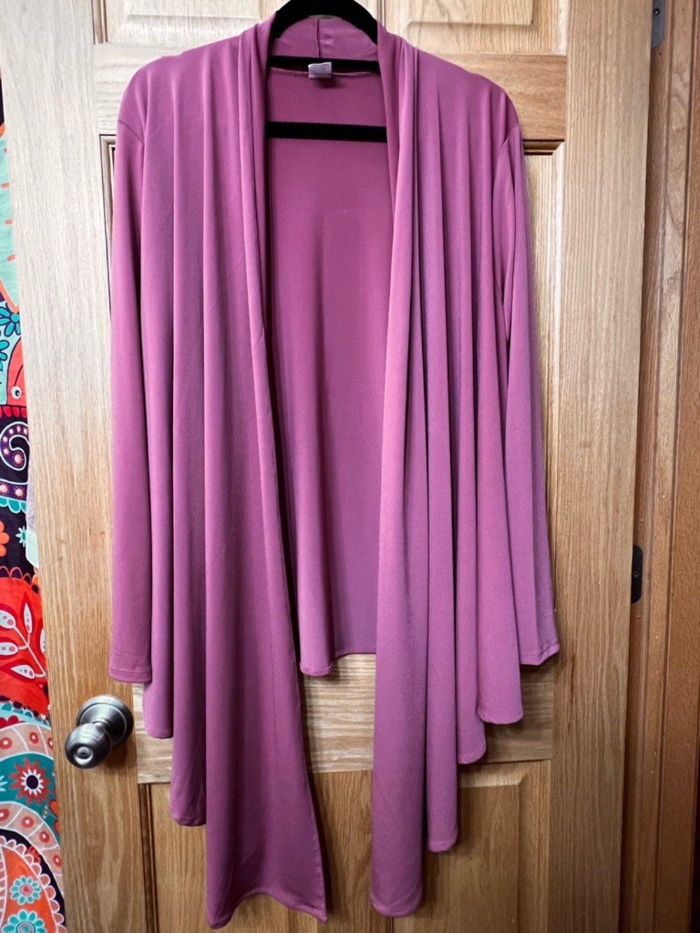 Jockey Open-Front Draped Women's Sweater Cardigan - Dusty Rose